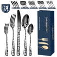 thumbnail image 2 of 20PCS Stainless Steel Cutlery Sets Party Tableware Dining Kitchen Fork Spoons, 2 of 7