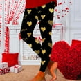 thumbnail image 2 of Tosmy Women's Leggings Valentine's Day Womens Valentine Print Exercise Yoga Leggings Casual Comfort Leggings Home Soft, 2 of 6