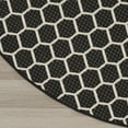 thumbnail image 5 of Nourison Twist Reversible 8' x Round Black Modern Rug, 5 of 10