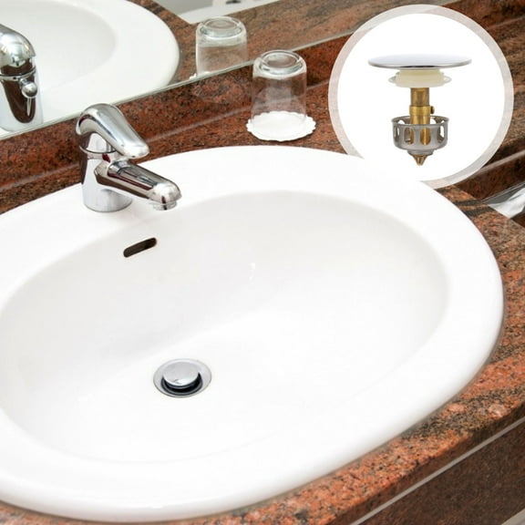 WESIEVYA 1Pack Round Sink Drain Filter with Anti-Clogging Feature for Bathtub Drain 2.44X1.38X1.38In