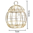 thumbnail image 4 of Methold Alimentador de pájaros colgantes salvajes, soportes de dispensación para el hogar, suministros para mascotas para al aire libre, Juguetes para pájaros Dorado Tipo 2 Methold PT002589-02, 4 of 6