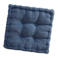 thumbnail image 2 of Cojín de asiento con forma de galleta para silla, moderno, suave, cómodo y decorativo. Azul, 2 of 8