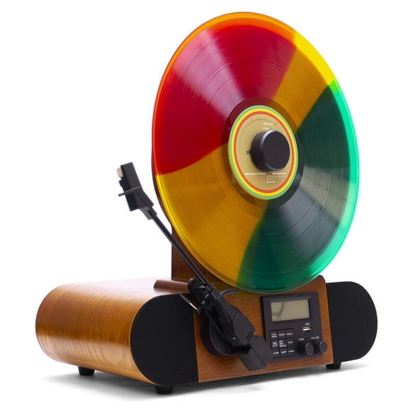 Tocadiscos vertical de vinilo Fuse Vert con Bluetooth y FM