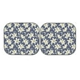 thumbnail image 5 of Lsque Lilies Flowers 2 PCS Windshield Sun Shade | CarFoldable Window Covers | Car Accessories Reflect UV for Universal Cars SUV Truck | Large, 5 of 7