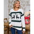 thumbnail image 4 of Sweaters for Women Trendy Ugly Christmas Sweater Crewneck Long Sleeve Knitted Pullover Sweaters Shermie, 4 of 6