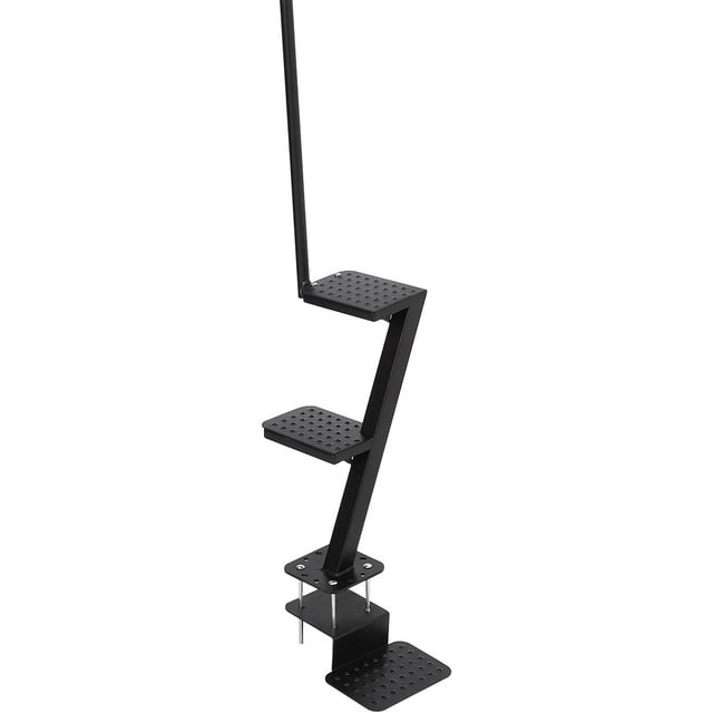 3-Step Heavy-Duty Boat Trailer Steps with Handle - Non-Slip Surface, 400 lbs Load Capacity Universal Fit