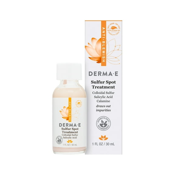 DERMA E Sulfur Spot Treatment, 1 oz
