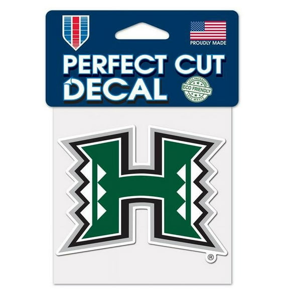 NCAA Hawaii Warriors Prime 4" x 4" Perfect Cut Decal