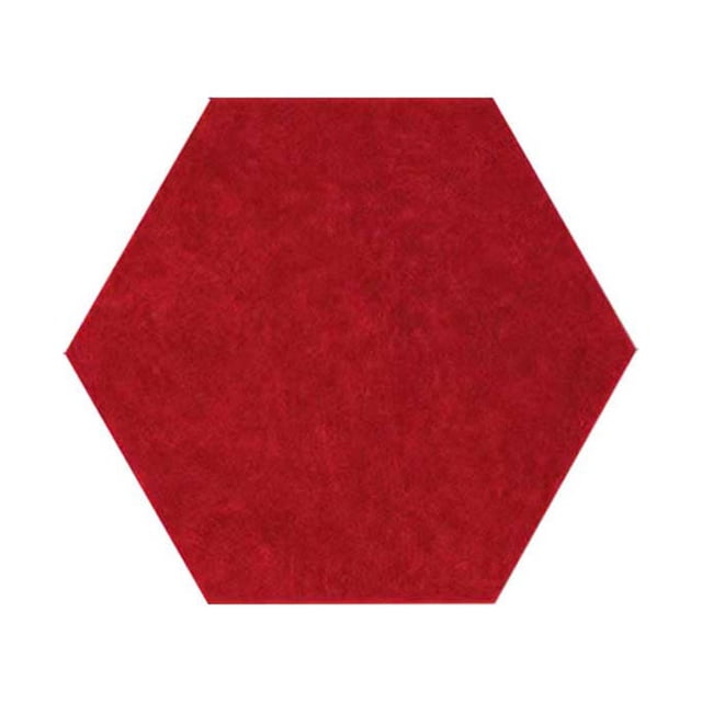 Bewildely Colorido hexágono tablero de mensajes decoración de pared engrosado corcho tablones de anuncios pizarra borrable dormitorio guardería adornos Decoración del hogar Rojo Bewildely HA075135-02