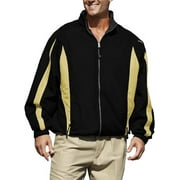 Pro Celebrity Men Phenom 833 Long-Sleeves Jacket (Black & Vegas Gold, X-Large)