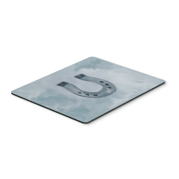 Horseshoe Watercolor Mouse Pad Hot Pad or Trivet