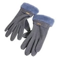 thumbnail image 2 of Winter Gloves, Women's Touchscreen Thermal Gloves, Fleece Lined Windproof Cuff Gloves, Daily Gloves for Women, Cold Weather, Outdoor & Indoor, Cute & Warm, Gifts Baberdicy, Ideal for Women, 2 of 6