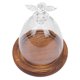 thumbnail image 4 of Jarrón micropaisajístico con diseño de ángel y cúpula de vidrio transparente con base de madera., 4 of 6