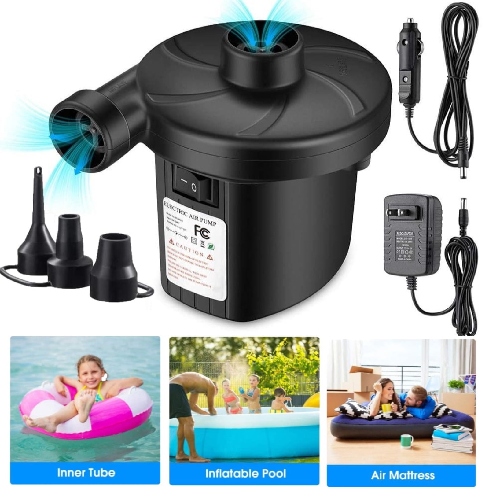 Effortlessly Inflate Air Product With Our FCCertified Electric Air