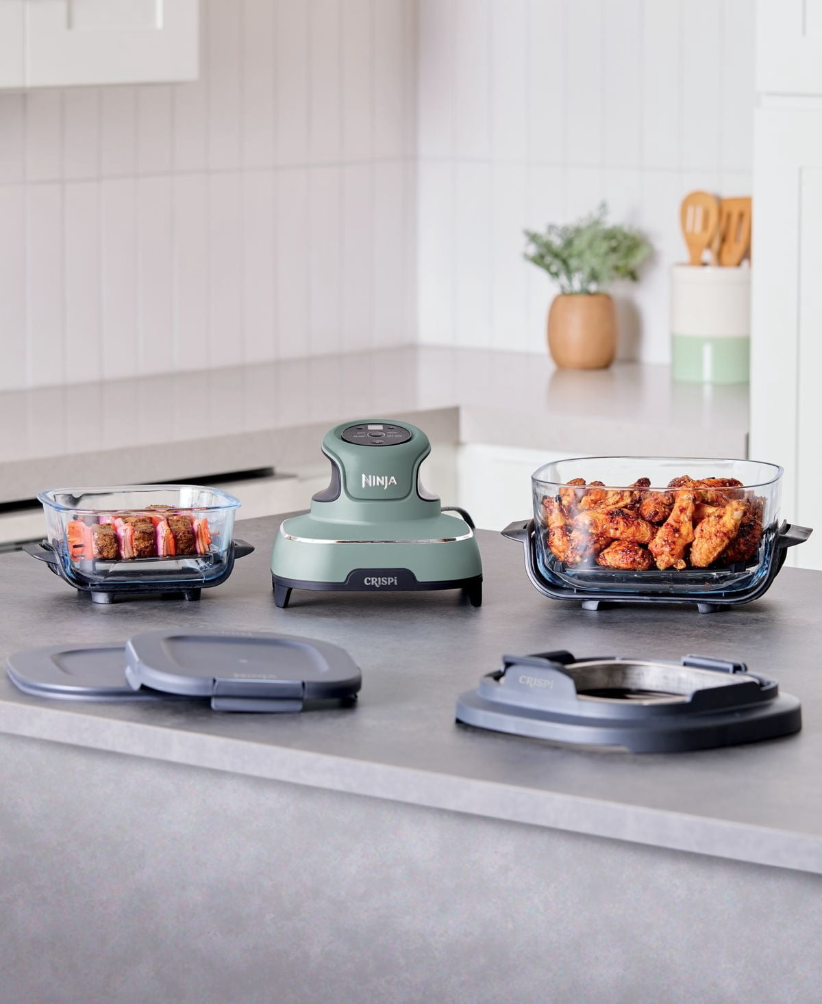 4 - in - 1 Portable Glass Air Fryer Cooking System