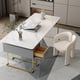 thumbnail image 4 of Modern Luxury Office Desks Slate Study Home Bedroom Office Desks Design Computer Escritorio Ordenador Work Furniture QF50OD My Lux Decor Round, 4 of 8