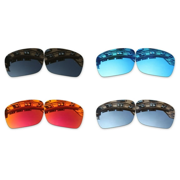 Vonxyz 4 Pack Polarized Replacement Lenses for Oakley Turbine OO9263 Sunglasses