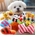 thumbnail image 2 of Juguete para perro, juguete para perro, voz de perro, molar, juguete resistente a las mordeduras, osito de peluche, bichón, oruga, colección de juguetes de peluche, 2 of 5