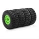 thumbnail image 3 of 4 Piezas Llantas con Neumáticos para ARRMA 1/14 Mini MOJAVE GROM RC, Piezas de Actualización, Accesorios, Color Verde., 3 of 6