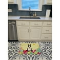 thumbnail image 3 of Carolines Treasures BB6133RUG Easter Eggs Bull Terrier Black White Machine Washable Memory Foam Mat 19 X 27" multicolor, 3 of 4