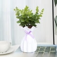 thumbnail image 4 of Dining Table Centerpiece Decor | Dining Table Decor Centerpiece | Light Green Plastic Vase Decor | VaseforTable Decorations | Dining Room Living Room Home Decor | Single Pack, 4 of 5