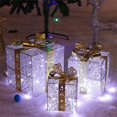 thumbnail image 2 of ITFABS Christmas Decoration Lighted Gift Box, Wrought Iron Christmas Layout, 2 of 2