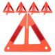 thumbnail image 1 of Car Triangle Warning Sign Reflective Emergency Safety Triangles 5Pcs for Vehicles, 1 of 4