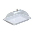 thumbnail image 1 of Siruishop Couvercle de Support à Gâteau Élégant Plat de Service pour Usage Extérieur Intérieur Fromage Maison Blanc, 1 of 8