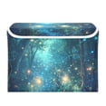thumbnail image 7 of Yayeee Collapsible Cube Storage Bin with Lid Fabric Closet Decorative Basket with Handles, Magical Forest Glowing Lights, 7 of 7