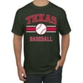 thumbnail image 1 of Wild Bobby City of Texas Baseball Fantasy Fan Sports Men's T-Shirt, Forest Green, X-Large, 1 of 6