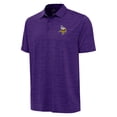 thumbnail image 2 of Men's Antigua Heather Purple Minnesota Vikings Layout Polo, 2 of 3