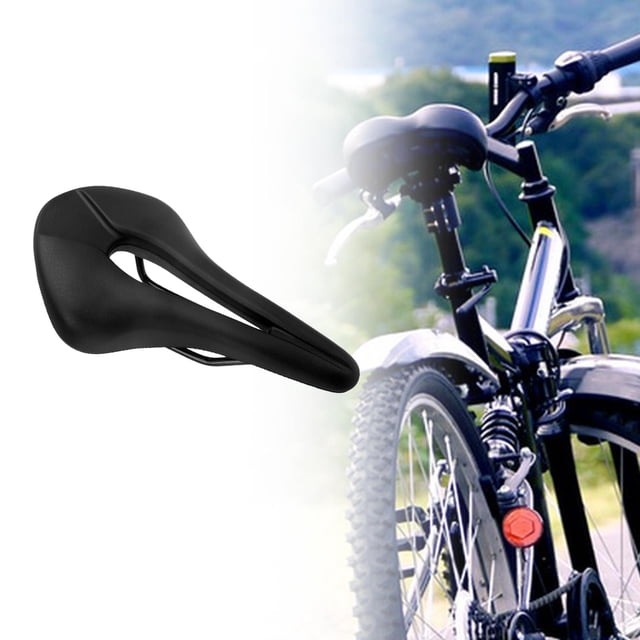Cojín para Sillín de Bicicleta DYNWAVEMX Funda para Asiento Universal Duradero Portátil Negro