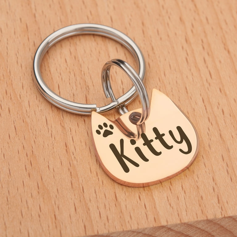 Cat Tag Personalized - Cat Id Tag - Pet Tags Cat - Cat Name Tag 
