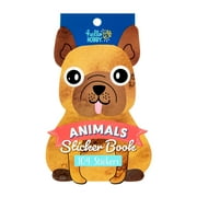 Hello Hobby Adorable Animals Sticker Book, 8 Sheets, 104 Count