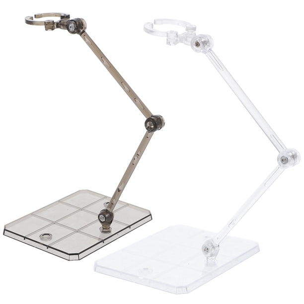 Soportes flexibles para figuras de acción, estantes de exhibición de muñecas de plástico, soportes para modelos de juguete, 2 uds.