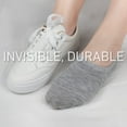 thumbnail image 4 of SkiBeaut Women No Show Socks Low Cut Invisible Socks Casual Athletic Liner Socks with Non Slip Flat Boat Line 12 Pairs, 4 of 7