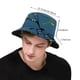 thumbnail image 4 of Season'S Greetings-gorros de cubo transpirables de muérdago, diseño gráfico de muérdago, temporada, vacaciones, azul, 4 of 4