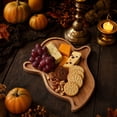 thumbnail image 2 of Lksixu Halloween Wooden Cutting Board for Kitchen, 13"x16" Ghost Shaped Serving Tray, Farmhouse Gothic Charcuterie Board, Halloween Decorative Food Dish Platter for Party Holiday, 2 of 8
