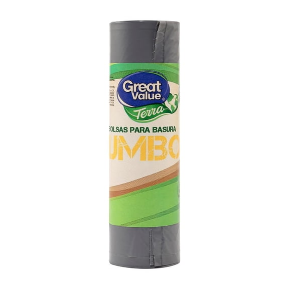 Bolsas para basura Great Value Terra jumbo 10 pzas