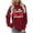 Brick Red-a, variant on Senior Mom Sweatshirts for Women Class Of 2026 Long Sleeve Crewneck Graphic Sweatshirt Pullover Tops