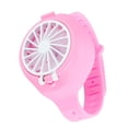 thumbnail image 3 of Mini ventilador USB portátil portátil, ventiladores pequeños recargables portátiles de manos para acampar al aire libre de la oficina de viajes Rosado Baoblaze Ventilador de muñeca, 3 of 8