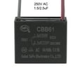 thumbnail image 5 of Uxcell 1.5/2.5uF 250V AC 3 Wires CBB61 Ceiling Fan Capacitors 3 Pack, 5 of 7