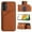 Brown, variant on Dteck Wallet Case for Samsung Galaxy A34 5G,Slim Lightweight PU Leather Flip Folio Purse Stand Phone Cover with Card Holder Slots Magnetic Closure Soft Silicone Bumper Case,Brown