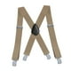 thumbnail image 3 of Tirantes anchos elásticos jinwen para hombre 3,5 cm de ancho Beige, 3 of 8