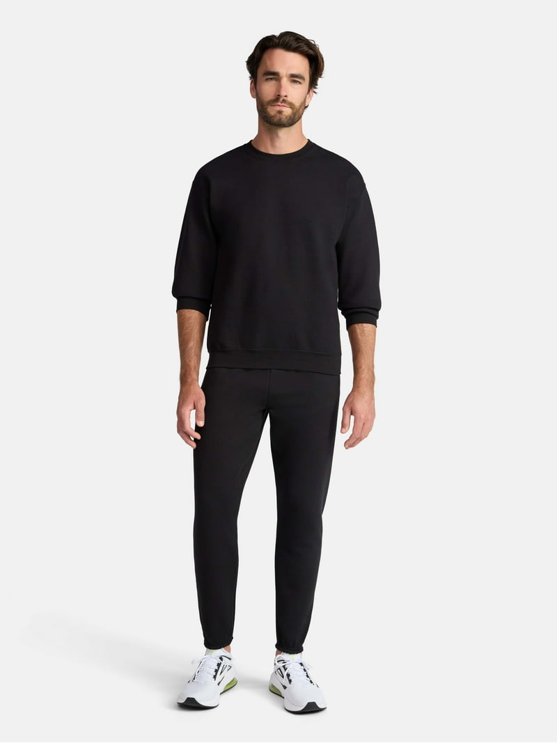 Athletic Works Men's and Big Men's Fleece Jogger Sweatpants, Sizes