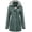 Army Green, variant on Women's Outdoor Waterproof Coat Down Alternative Parka Puffer Ski Jacket Cozy Coat Grey L