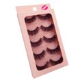 thumbnail image 4 of 5 Pairs False Eyelashes Natural Long Thick Beauty Eyelashes Fake Eyelashes, 4 of 10