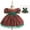 Red#2, variant on SuTry Girls Christmas Embroidery Long Sleeve Dress Bow Collar Holiday Party Puffed Dress Festive Performance Outfit for Kids 6 Months-3 Years(Red,18 Months)