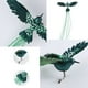 thumbnail image 5 of Adornos Navideños de Pájaros con Flor de Pascua y Purpurina | Plástico Verde | 26 G | 43 X 20 Cm | Decoración para Bodas | Adornos Colgantes para Regalos | 2 Unidades, 5 of 5