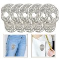 thumbnail image 4 of 5 parches bordados multifunción con diseño de calavera para decorar la espalda y reparar la espalda., 4 of 8
